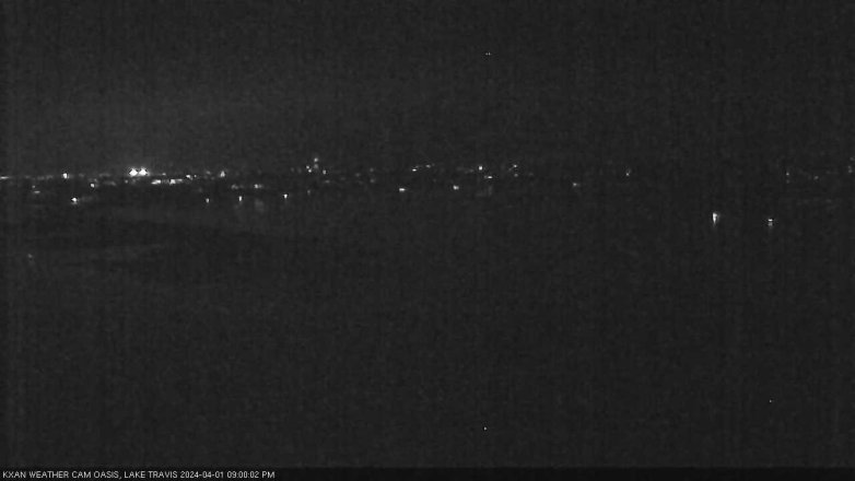 Lake Travis webcam, April 1, 2024 9:00 PM CT