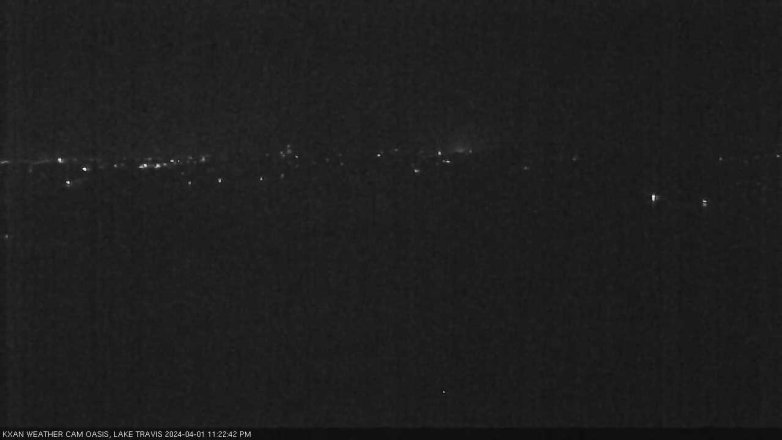Lake Travis webcam, April 1, 2024 11:25 PM CT