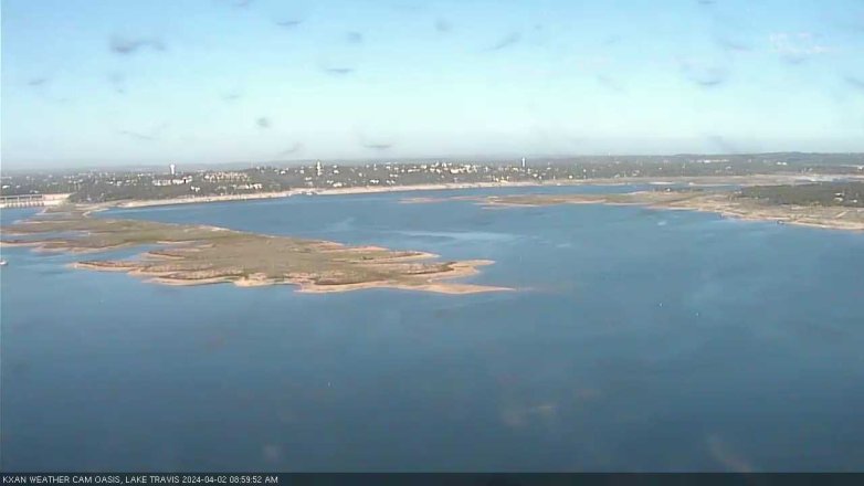 Lake Travis webcam, April 2, 2024 9:00 AM CT