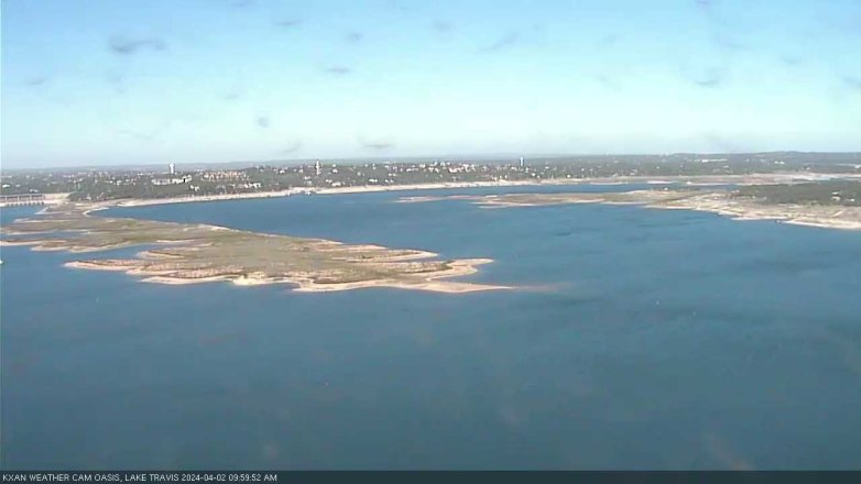 Lake Travis webcam, April 2, 2024 10:00 AM CT