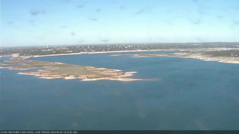 Lake Travis webcam, April 2, 2024 10:25 AM CT