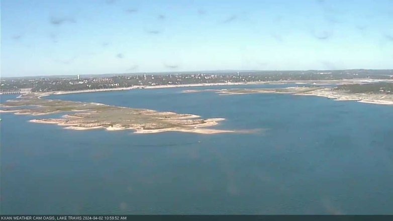Lake Travis webcam, April 2, 2024 11:00 AM CT