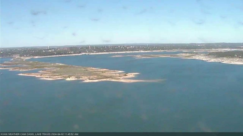Lake Travis webcam, April 2, 2024 11:45 AM CT