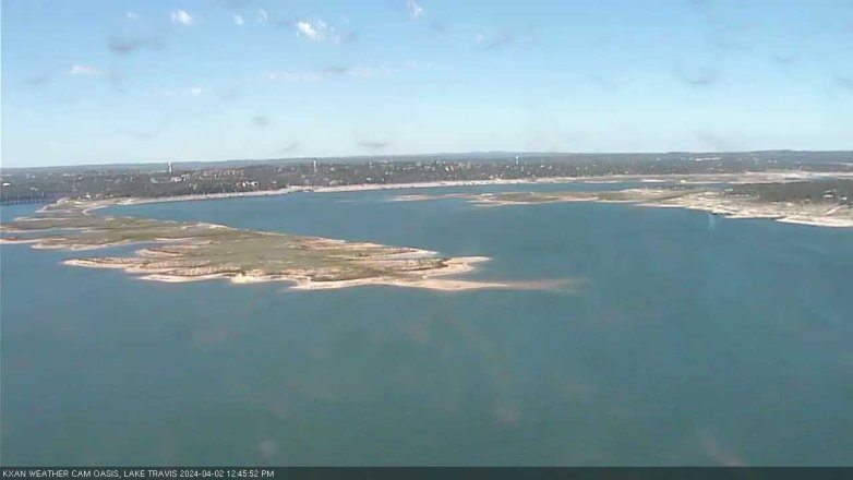 Lake Travis webcam, April 2, 2024 12:45 PM CT