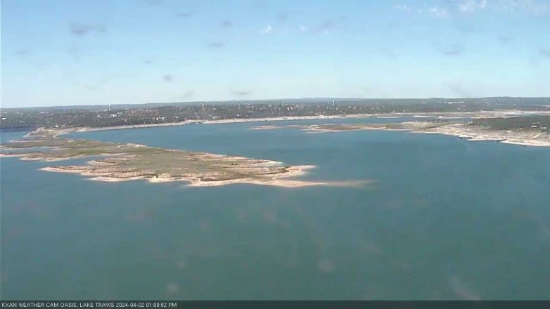 Lake Travis webcam, April 2, 2024 1:00 PM CT