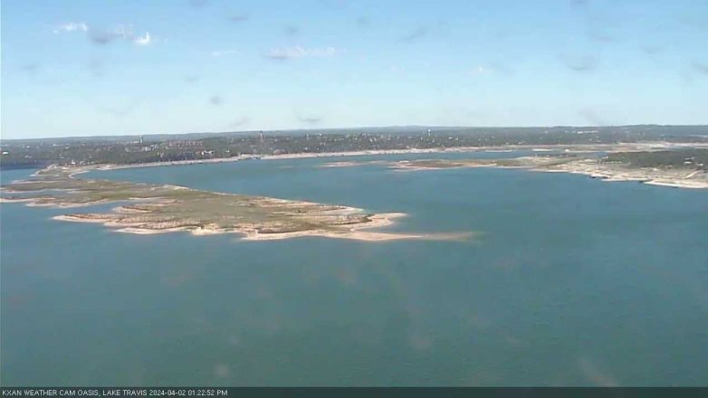 Lake Travis webcam, April 2, 2024 1:25 PM CT