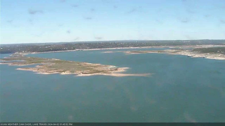Lake Travis webcam, April 2, 2024 1:45 PM CT