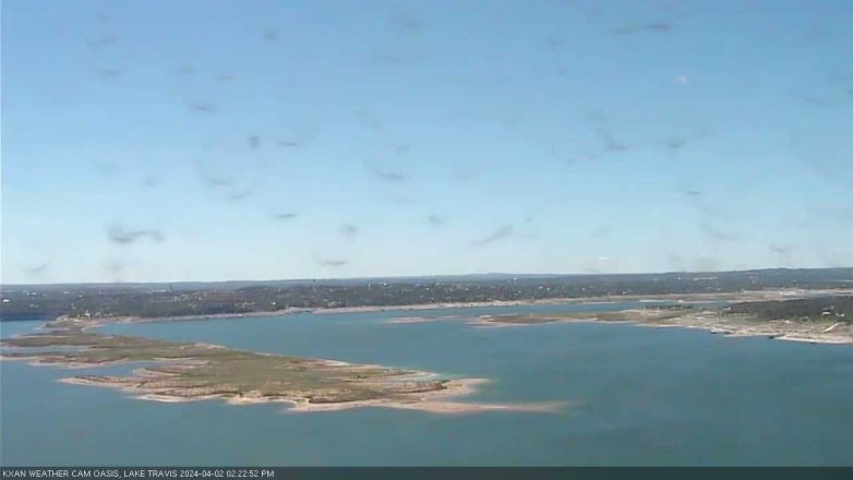 Lake Travis webcam, April 2, 2024 2:25 PM CT