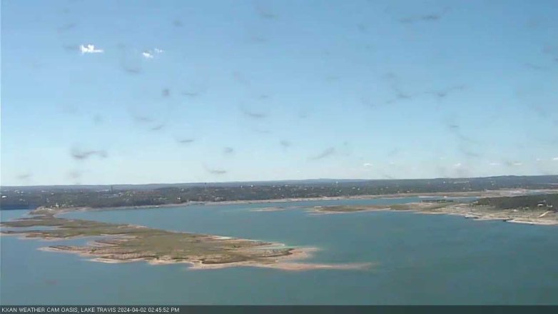 Lake Travis webcam, April 2, 2024 2:45 PM CT