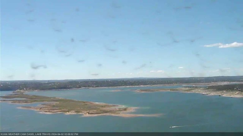 Lake Travis webcam, April 2, 2024 3:00 PM CT