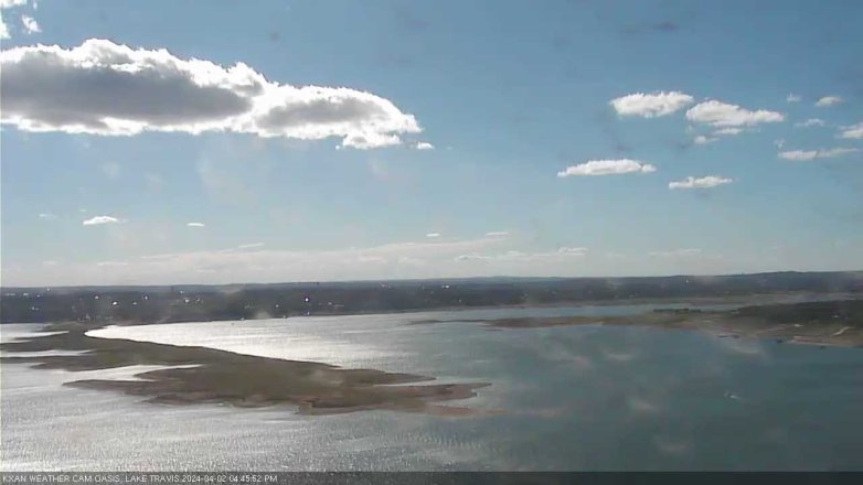 Lake Travis webcam, April 2, 2024 4:45 PM CT