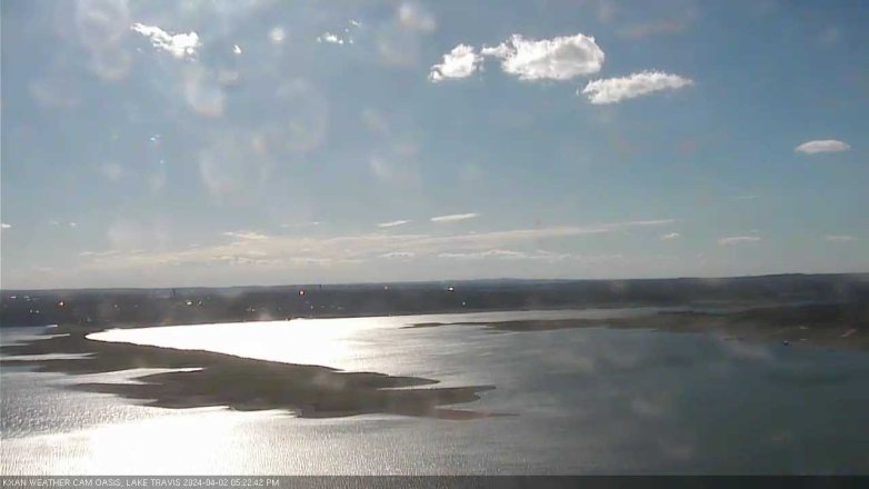 Lake Travis webcam, April 2, 2024 5:25 PM CT
