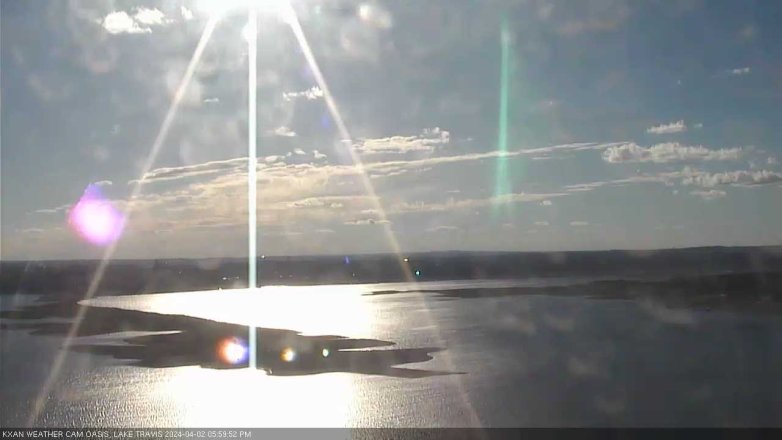 Lake Travis webcam, April 2, 2024 6:00 PM CT