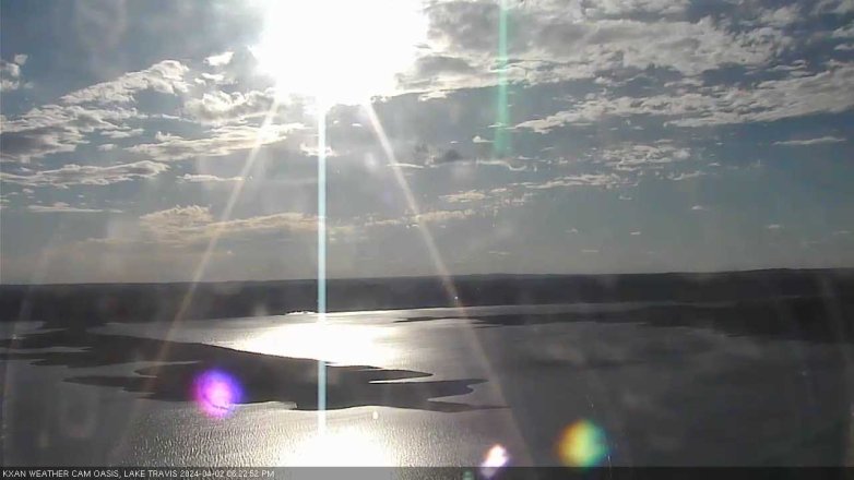 Lake Travis webcam, April 2, 2024 6:25 PM CT