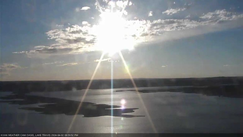 Lake Travis webcam, April 2, 2024 7:00 PM CT