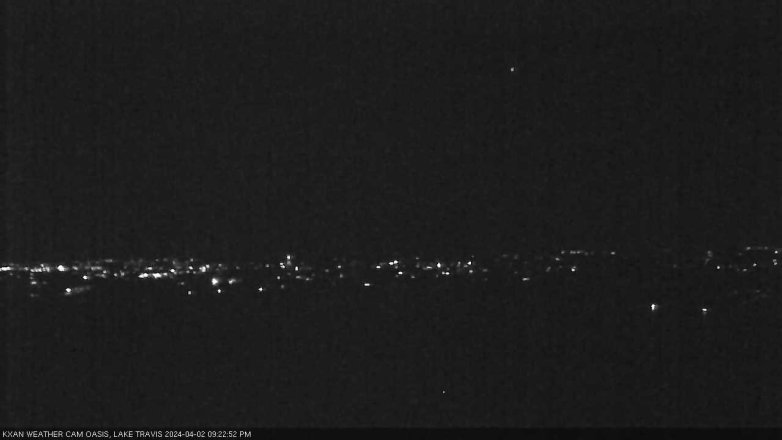 Lake Travis webcam, April 2, 2024 9:25 PM CT