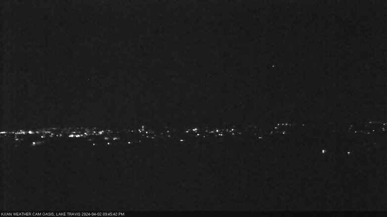 Lake Travis webcam, April 2, 2024 9:45 PM CT