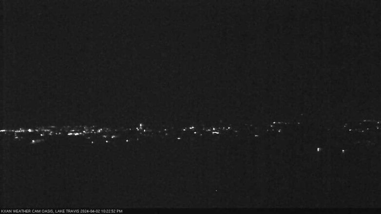 Lake Travis webcam, April 2, 2024 10:25 PM CT