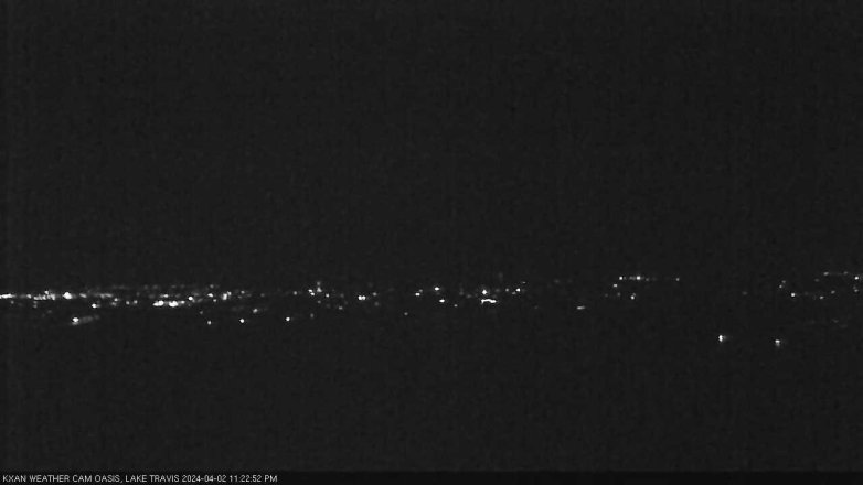 Lake Travis webcam, April 2, 2024 11:25 PM CT