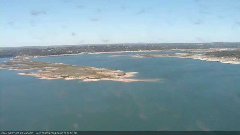 Lake Travis webcam, April 3, 2024 1:25 PM CT