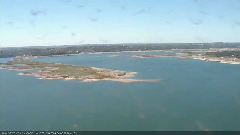 Lake Travis webcam, April 3, 2024 2:25 PM CT