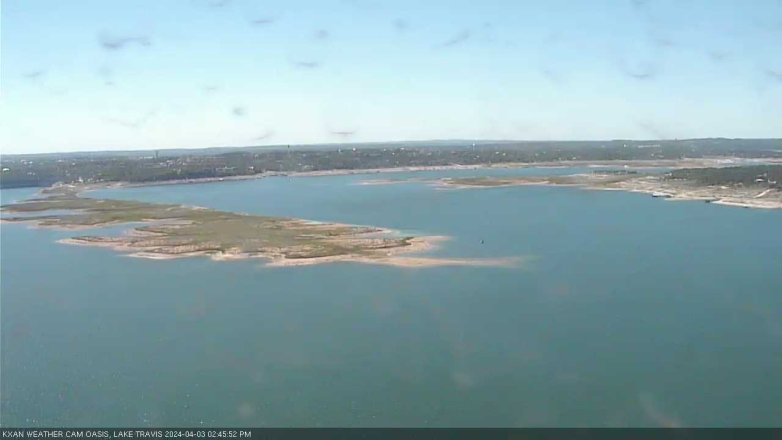 Lake Travis webcam, April 3, 2024 2:45 PM CT