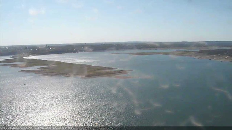 Lake Travis webcam, April 3, 2024 4:45 PM CT