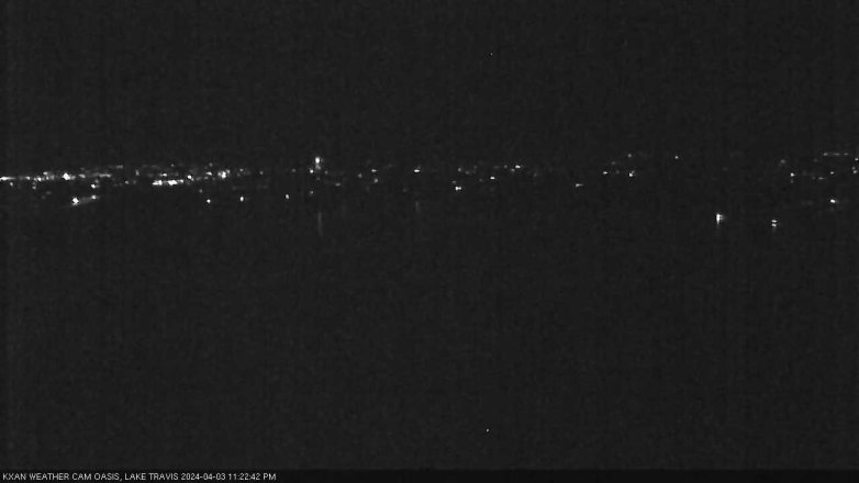 Lake Travis webcam, April 3, 2024 11:25 PM CT
