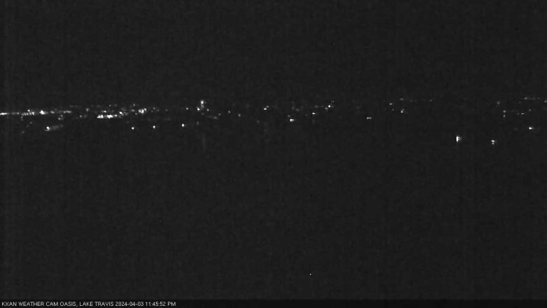 Lake Travis webcam, April 3, 2024 11:45 PM CT