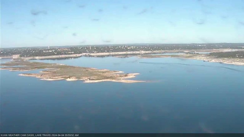 Lake Travis webcam, April 4, 2024 10:00 AM CT