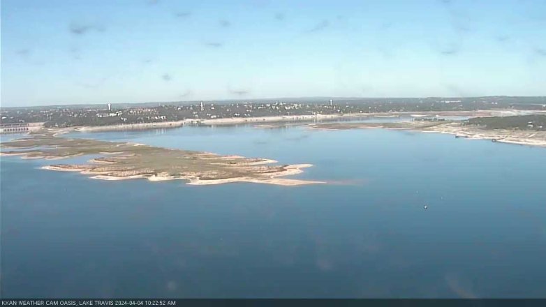 Lake Travis webcam, April 4, 2024 10:25 AM CT