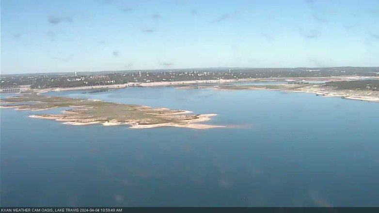 Lake Travis webcam, April 4, 2024 11:00 AM CT