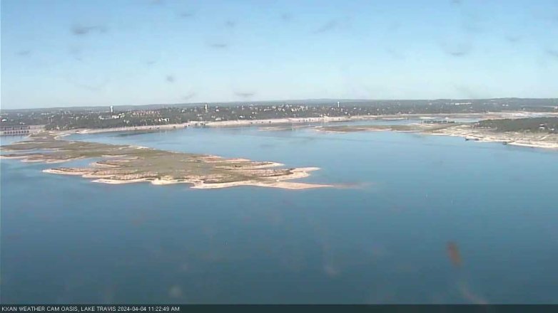 Lake Travis webcam, April 4, 2024 11:25 AM CT