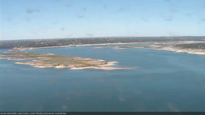 Lake Travis webcam, April 4, 2024 12:45 PM CT