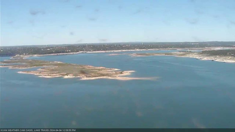 Lake Travis webcam, April 4, 2024 1:00 PM CT