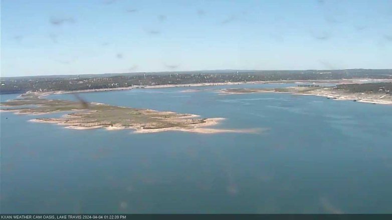 Lake Travis webcam, April 4, 2024 1:25 PM CT