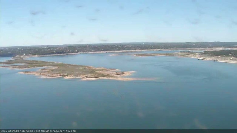 Lake Travis webcam, April 4, 2024 2:00 PM CT