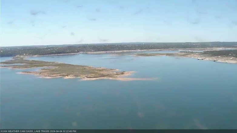 Lake Travis webcam, April 4, 2024 2:25 PM CT