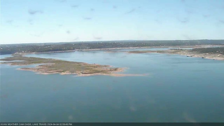 Lake Travis webcam, April 4, 2024 3:00 PM CT