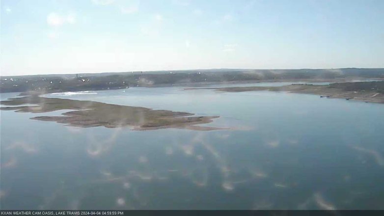 Lake Travis webcam, April 4, 2024 5:00 PM CT