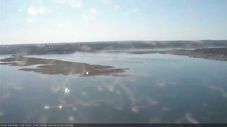 Lake Travis webcam, April 4, 2024 5:25 PM CT