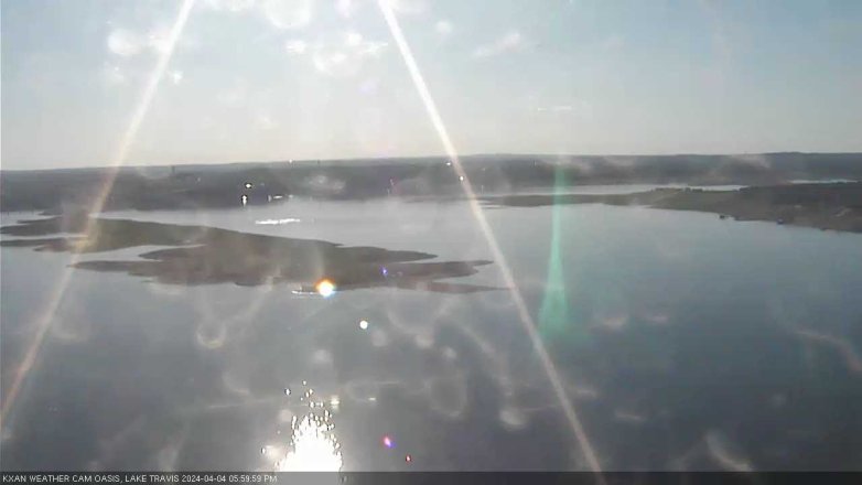 Lake Travis webcam, April 4, 2024 6:00 PM CT