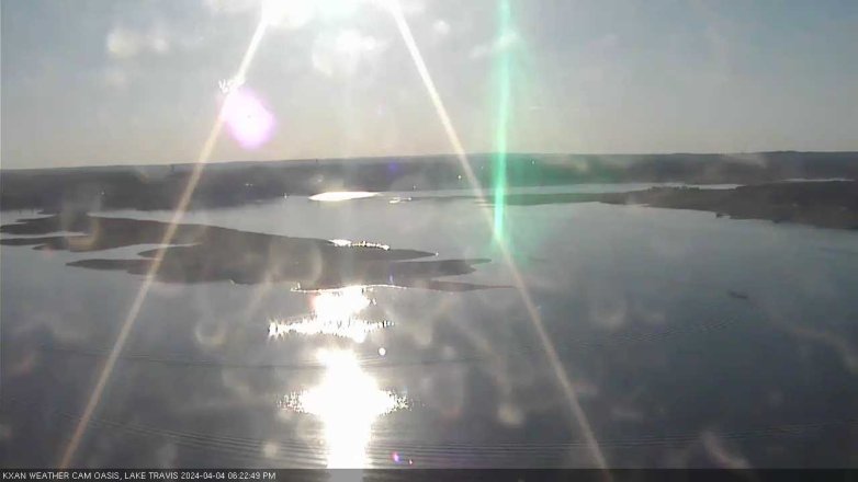 Lake Travis webcam, April 4, 2024 6:25 PM CT