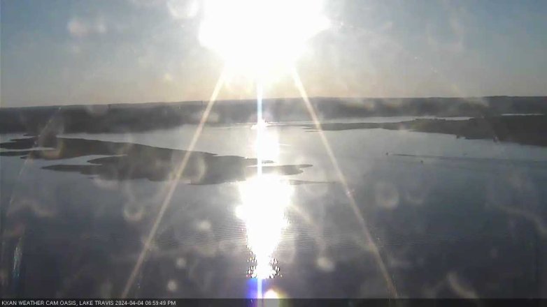Lake Travis webcam, April 4, 2024 7:00 PM CT