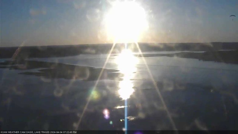 Lake Travis webcam, April 4, 2024 7:25 PM CT