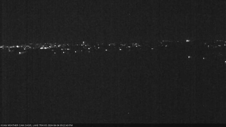 Lake Travis webcam, April 4, 2024 9:25 PM CT