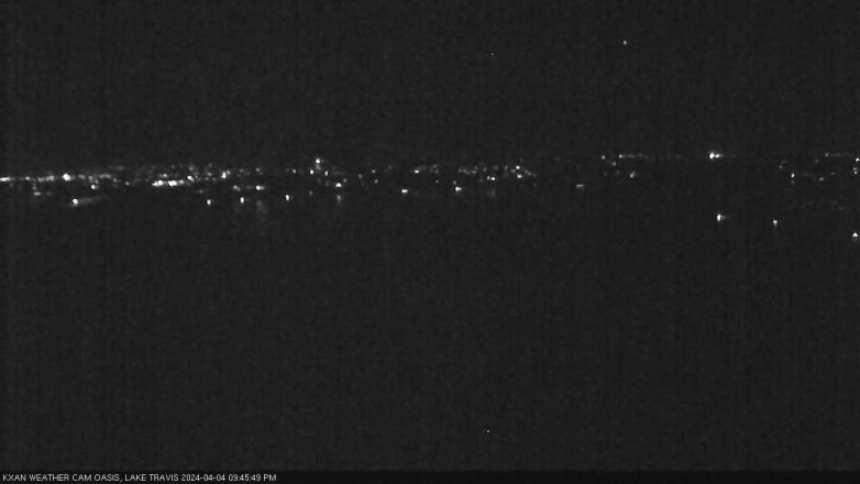 Lake Travis webcam, April 4, 2024 9:45 PM CT