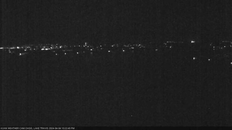 Lake Travis webcam, April 4, 2024 10:25 PM CT