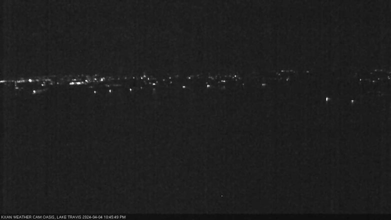 Lake Travis webcam, April 4, 2024 10:45 PM CT