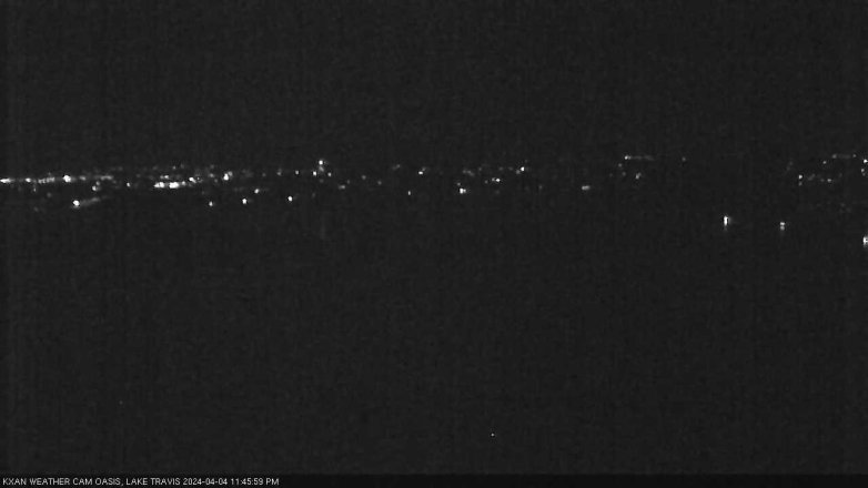 Lake Travis webcam, April 4, 2024 11:45 PM CT